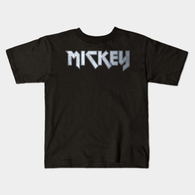 Heavy metal Mickey Kids T-Shirt by KubikoBakhar